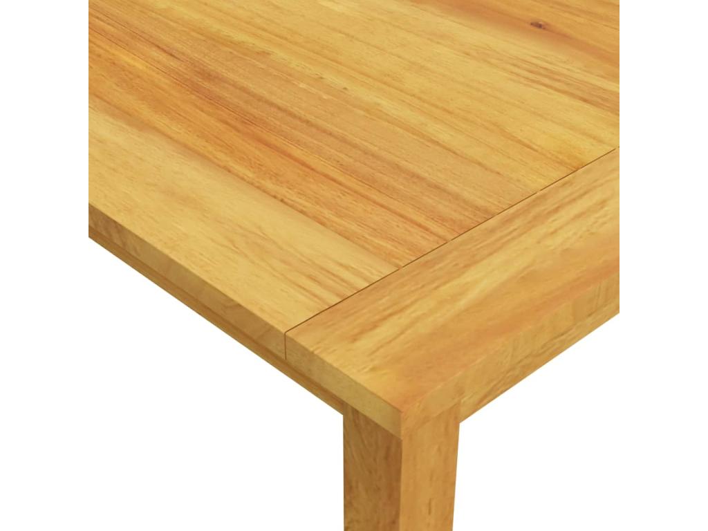 Juego de comedor de jardín de 7 piezas gris - Image 4