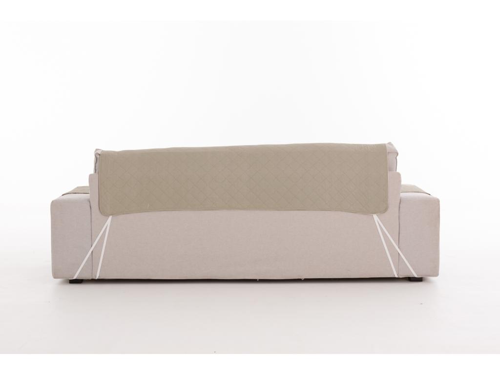 Funda para chaise longue relax asientos abatible Michelle - Tamaño 200 cm en color C/01 (Beige) - Image 4
